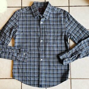 UNTUCKit Men's Navy and White FLANNEL Shirt! Like new! Men’s size small!